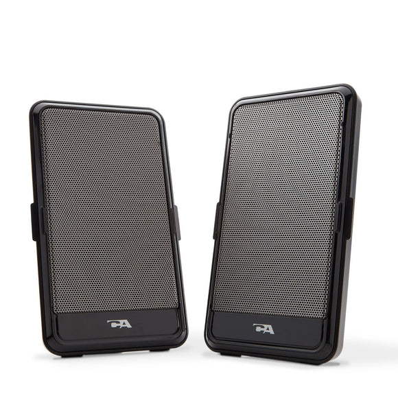 USB Powered 2pc.Black Speaker Portable Design
