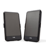 USB Powered 2pc.Black Speaker Portable Design