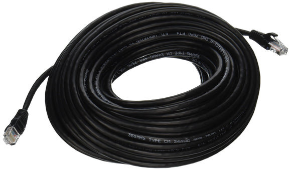 C2G 26971 Cat5e Cable - Snagless Unshielded Ethernet Network Patch Cable, Black (75 Feet, 22.86 Meters)