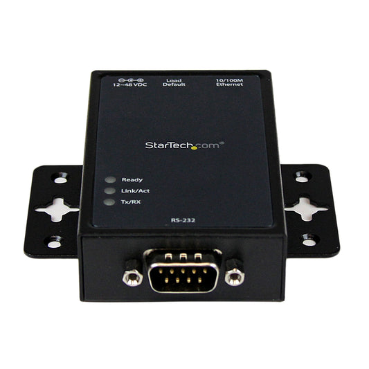 StarTech.com NETRS2321P 1 Port Serial to IP Ethernet Converter / Device Server - Aluminum Serial over IP Device Server - Serial to IP Converter