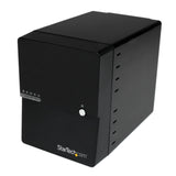 STARTECH USB 3.0/eSATA 4-Bay SATA III Hard Drive Enclosure with Built-In HDD Fan and UASP (S3540BU33E)