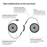 Samsung SP 220 MS (507211) - Sound-Enhanced, User-Friendly Mobile Speaker Phone | for Desk/Mobile Phone & Softphone/PC Connection | Skype for Business Certified w/Major UC Platform Compatibility