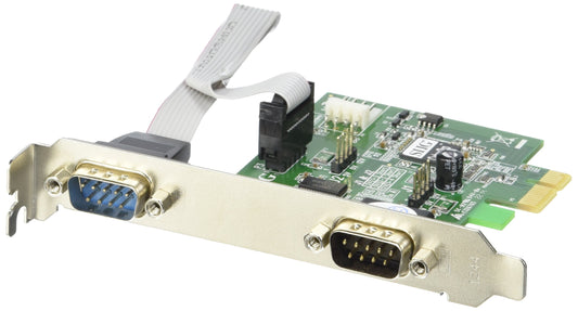 SIIG JJ-E10D11-S3 2-Port RS232 Cyberserial Dual Pcie Bracket