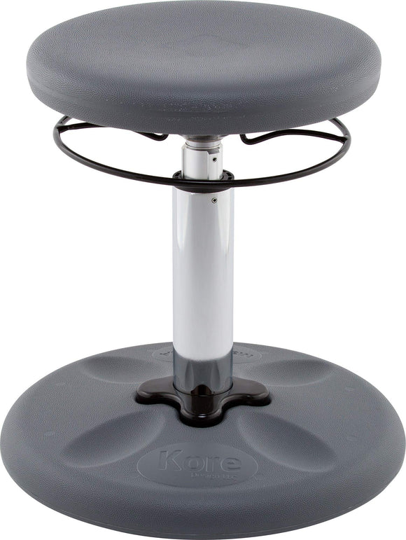 Kore KOR3106 (14?-19?) Kids Adjustable Standard Wobble Chair, Grey