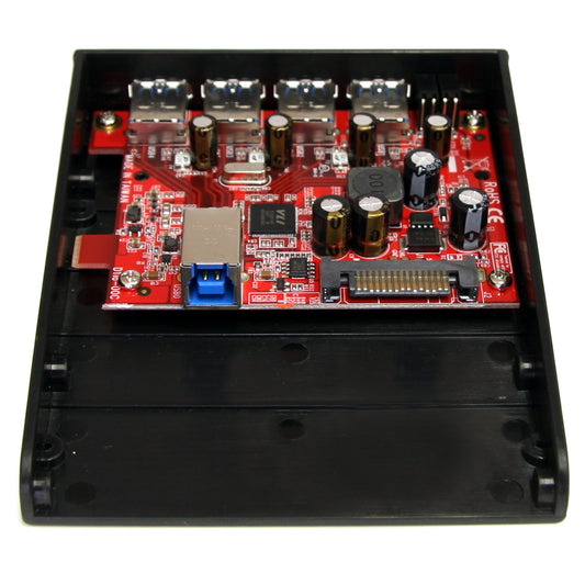 Startech.Com 35BAYUSB3S4 Usb 3.0 Front Panel 4 Port Hub with 3.5/5.25-Inch Bay