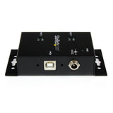 StarTech.com USB to Serial Adapter - 2 Port - Wall Mount - Din Rail Clips - Industrial - COM Port Retention - FTDI - DB9 (ICUSB2322I)