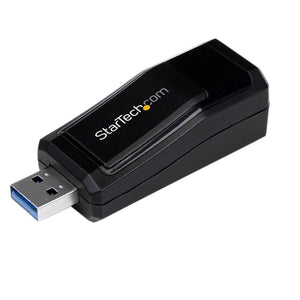 StarTech.com USB 3.0 to Gigabit Ethernet NIC Network Adapter - 10/100/100 Mbps Network Adapter - USB to Ethernet LAN Adapter - USB to RJ45 (USB31000NDS)