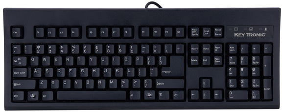 USB Cable Keyboard Black