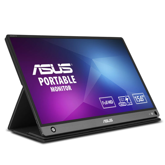 ASUS ZenScreen Go MB16AHP 15.6" Portable Monitor Full HD IPS Eye Care with Micro HDMI USB Type-C