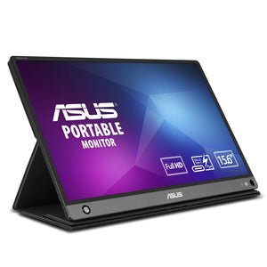 ASUS ZenScreen Go MB16AHP 15.6" Portable Monitor Full HD IPS Eye Care with Micro HDMI USB Type-C