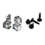 StarTech.com CABCAGENT62B M6 Cage Nuts - 100 Pack, Black - M6 Mounting Cage Nuts for Server Rack & Cabinet