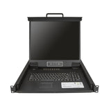 StarTech.com RKCONS1916K Rackmount 1U 19" Screen 16 Port VGA KVM Console