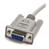 StarTech.com 10' RS232 Serial Null Modem Cable - Null modem cable - DB-9 (F) to DB-9 (F) - 10 ft - SCNM9FF