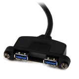 StarTech.com 2 Port SuperSpeed Mini PCI Express USB 3.0 Adapter Card w/Bracket Kit and UASP Support - Dual Port Mini PCIe USB 3 Card (MPEXUSB3S22B)