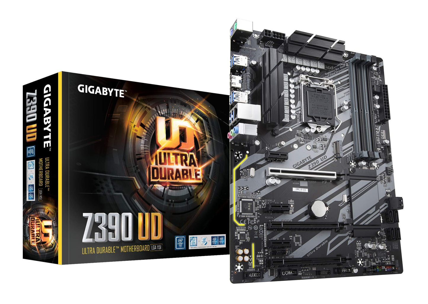 Gigabyte Z390 UD (Intel LGA1151/Z390/ATX/M.2/Realtek ALC887/Realtek 8118 Gaming LAN/HDMI/Gaming Motherboard)