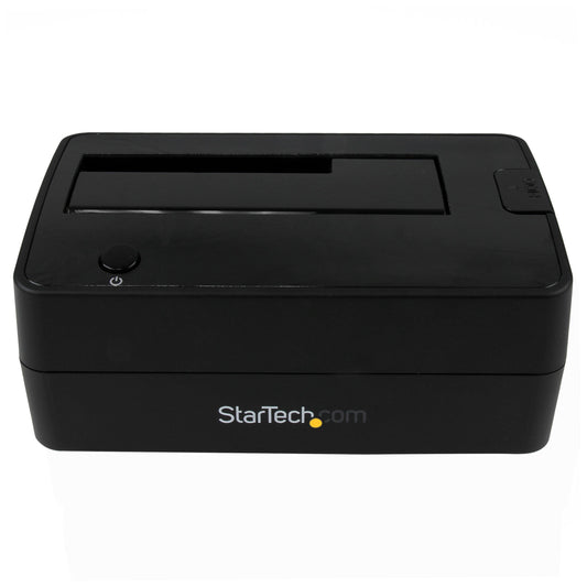 STARTECH USB 3.1 (10Gbps) Single-Bay Dock for 2.5"/3.5" SATA SSD/HDDs(SDOCKU313), Black