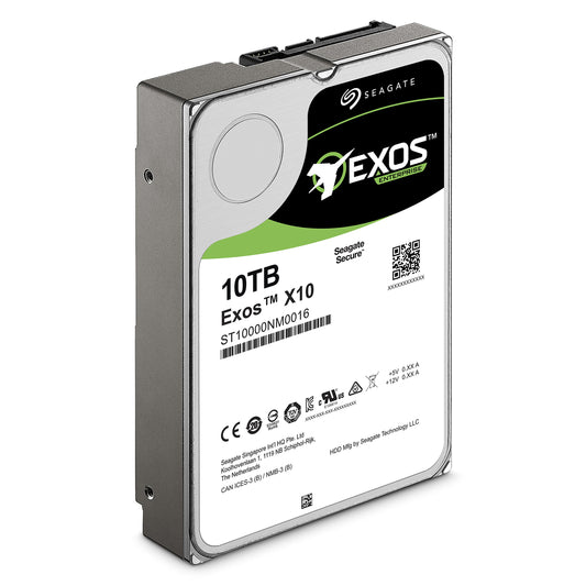 Seagate Enterprise Capacity 3.5 HDD 10TB (Helium) 7200RPM SATA 6Gb/s 256 MB Cache Internal Bare Drive (ST10000NM0016)