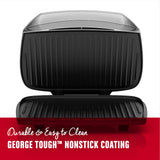 Open Box George Foreman 9-Serving Classic Plate Grill, Silver, GR2144P