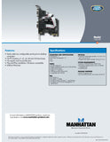 Manhattan 2 Ports, x1 Lane Serial PCI Express Card, Fits Standard and Low-Profile PCI Slots