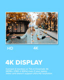 VisionTek VT5000 Dual 4K Thunderbolt 3 Monitor Laptop Docking Station, 87W Power Delivery, Plug and Play, HDMI, DisplayPort, USB 3.0 Ports, RJ45 Gigabit Ethernet, VGA (901227)