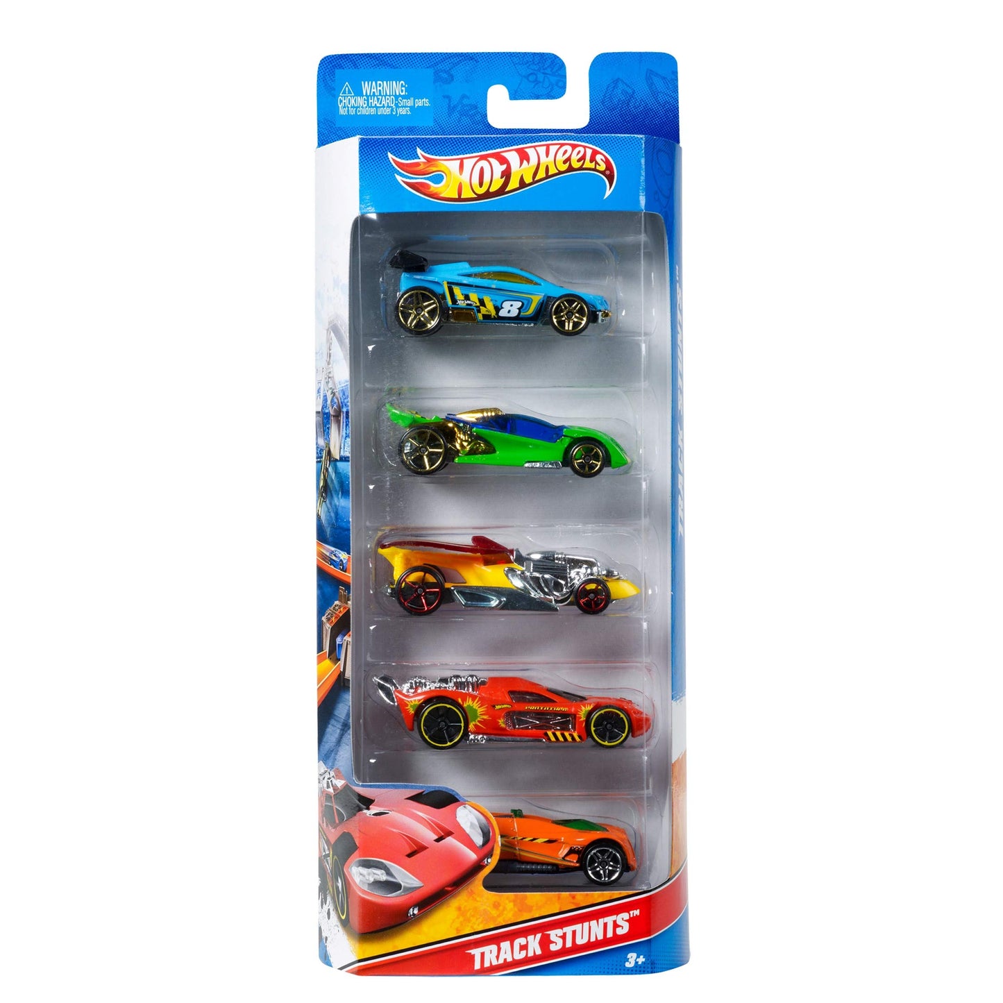 HOT WHEELS 2016 TRACK BUILDERS 5-PACK (VERSION 2)