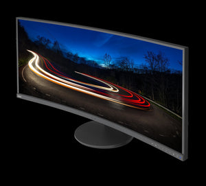 NEC EX341R-BK 34" 21:9 Ultra Wide Monitor with 3-Sided Ultra-Narrow Bezel and SVA Panel