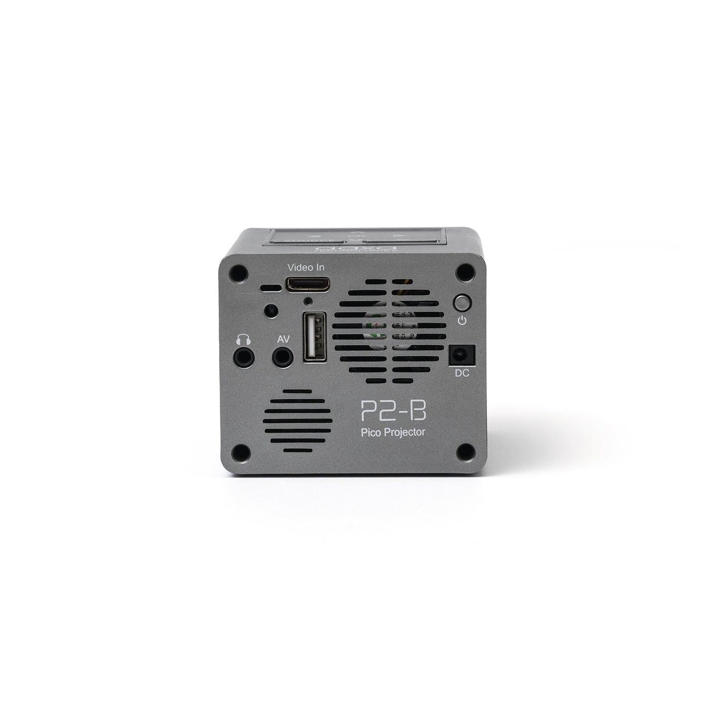 AAXA P2-B LED DLP Mini Projector - Built-in Battery, Support Full HD 1080p for Smartphone, Laptop, Gaming, Movie, Travel, Camping, Portable Projector with Mini-HDMI, TF, USB, AV Inputs, Media Player