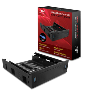 Vantec USB 3.0 Front Panel with 5.25" HDD/SSD Bracket Components HDA-502H