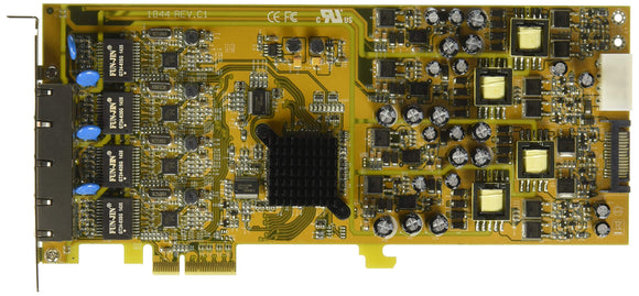 StarTech.com 4 Port Gigabit Power Over Ethernet PCIe Network Card - PSE/PoE PCI Express NIC - Quad Port NIC - PoE Card (ST4000PEXPSE)
