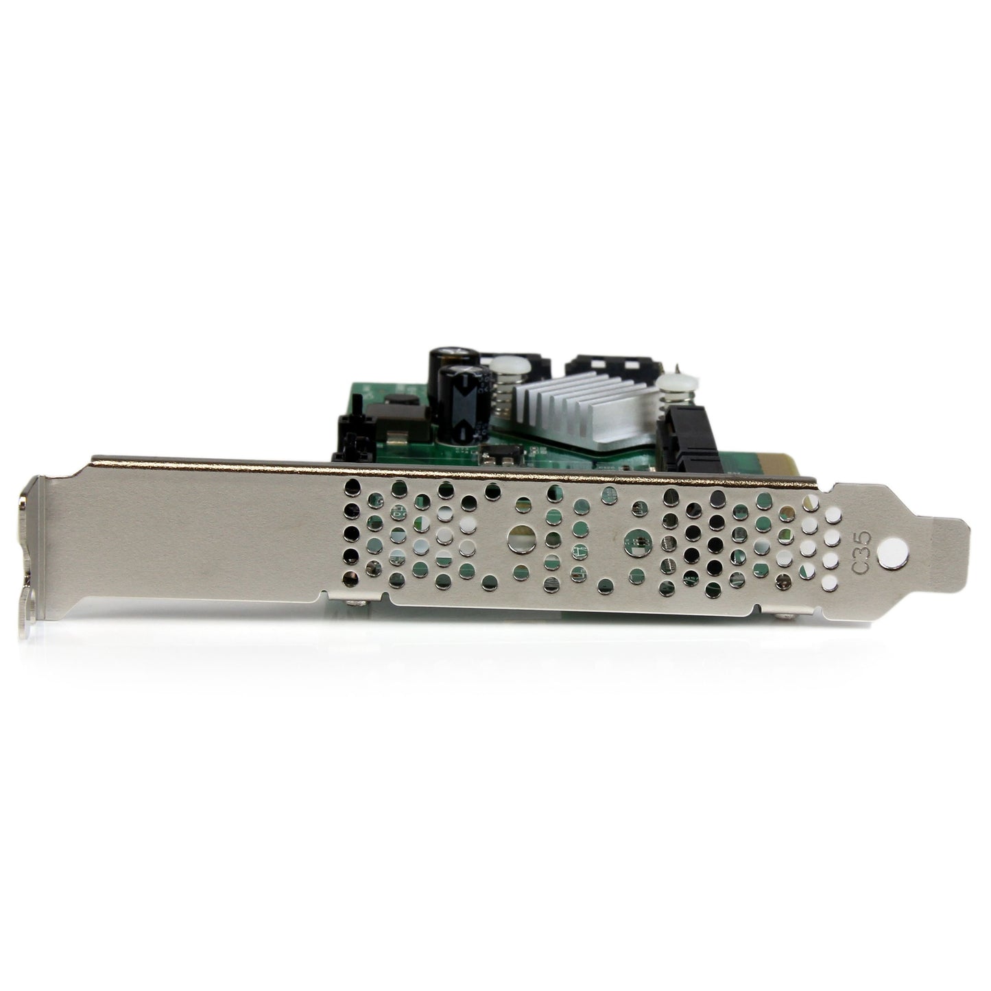 StarTech.com 2 Port PCI Express 2.0 SATA III 6Gbps RAID Controller Card w/ 2 mSATA Slots & HyperDuo SSD Tiering - PCIe SATA 3 Controller (PEXMSATA3422)