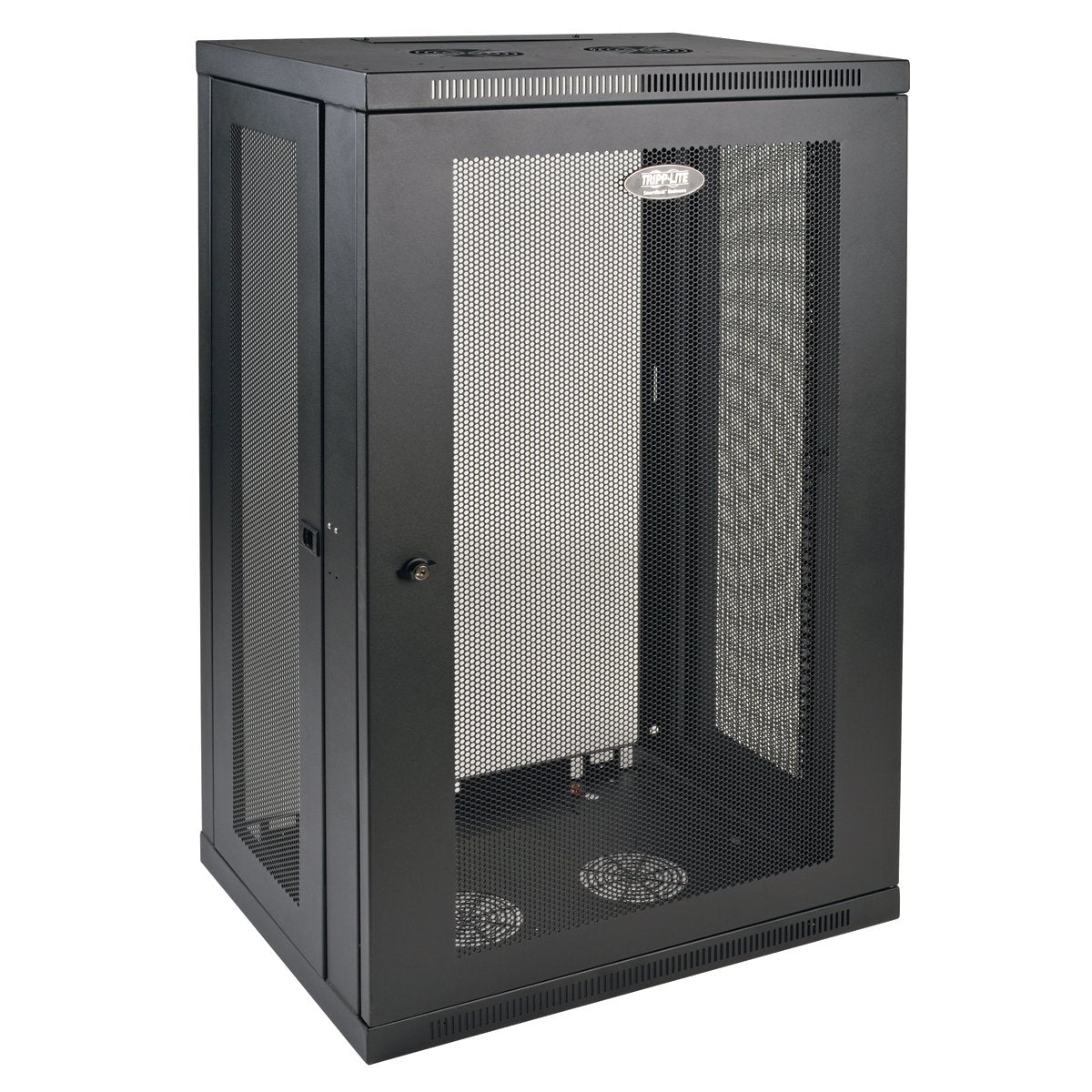 Tripp Lite 21U Wall Mount Rack Enclosure Server Cabinet, 16.5" Deep, Switch-Depth, Black
