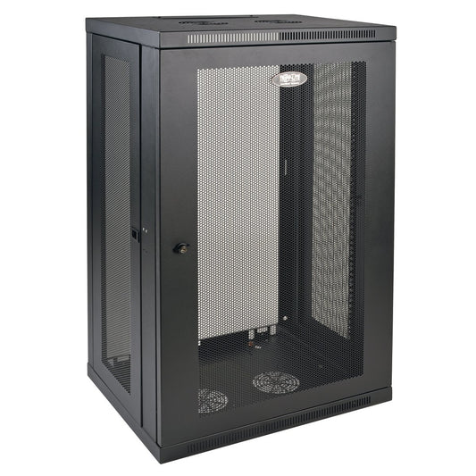Tripp Lite 21U Wall Mount Rack Enclosure Server Cabinet, 16.5" Deep, Switch-Depth, Black