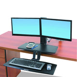 Ergotron WorkFit-A with Suspended Keyboard, Dual HD (24-392-026)