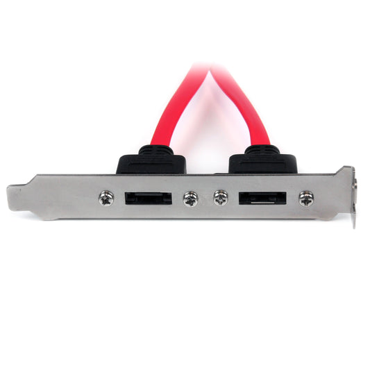 StarTech.com ESATAPLATE2 2-Port SATA to eSATA Slot Plate Bracket