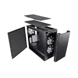Fractal Design FD-CA-DEF-R6C-BK-TGL Computer Case Define R6 USB-C Black TG No Power Supply ATX Mid Tower with Window