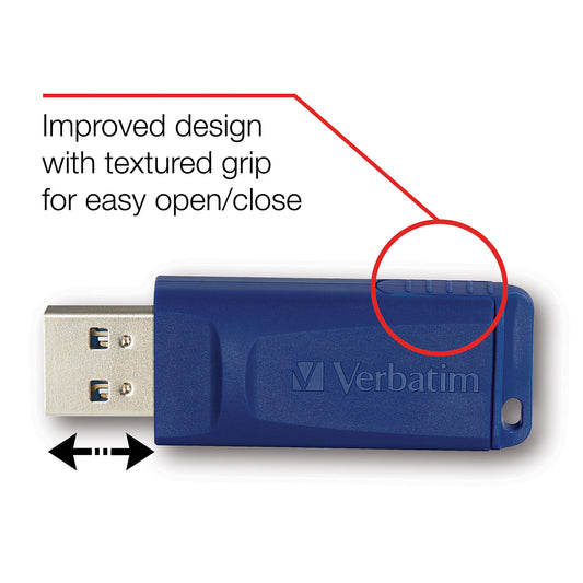 Verbatim 16GB Store 'n' Go USB Flash Drive - PC/Mac Compatible - 2pk - Blue, Green
