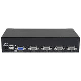 StarTech.com SV431DUSB 4-Port 1U Rack Mount USB PS/2 KVM Switch with OSD