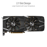 ASUS Dual RTX2080TI Advanced Edition 11G VR Ready Gaming Graphics Card - Turing Architecture (Dual RTX2080TI-A11G)