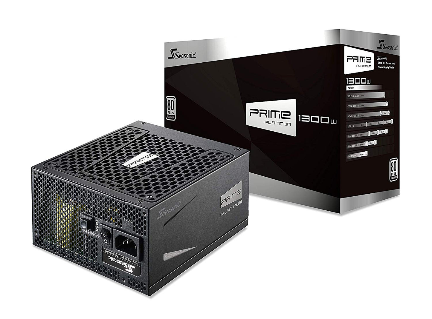 Seasonic Focus Plus Full Modular 120mm FDB Fan 10 Year Warranty Compact 140 mm Size Power Supply