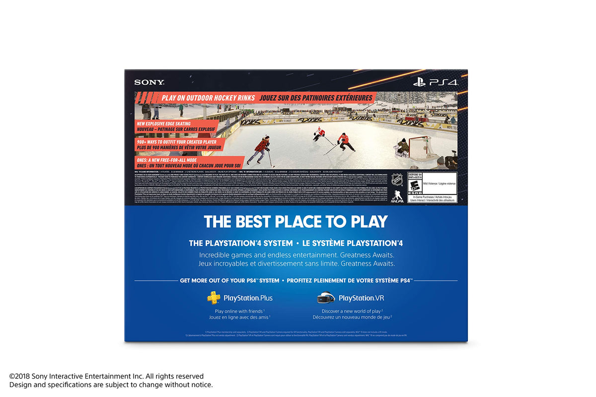 PlayStation 4 - 1TB Slim - NHL19 Bundle Edition