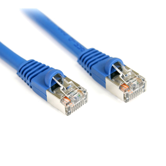 StarTech.com 7 ft. (2.1 m) Cat5e Ethernet Cable - Patch Cable - Shielded - Blue - Ethernet Network Cable (S45PATCH7BL)