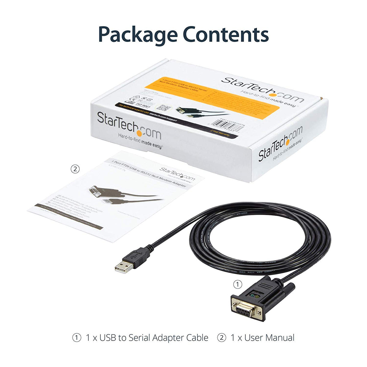 StarTech.comIndustrial USB RS232 Serial Adapter with 5KV Isolation and 15KV ESD Protection