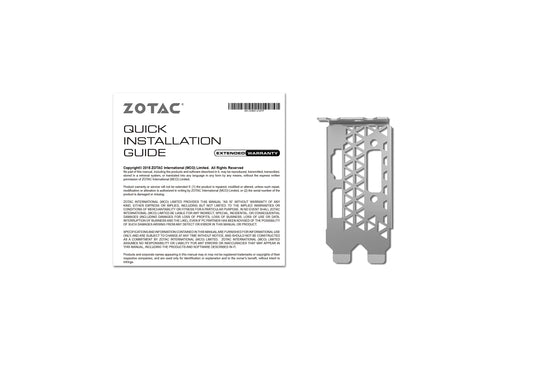 Zotac ZT-P10500E-10L Graphics Card
