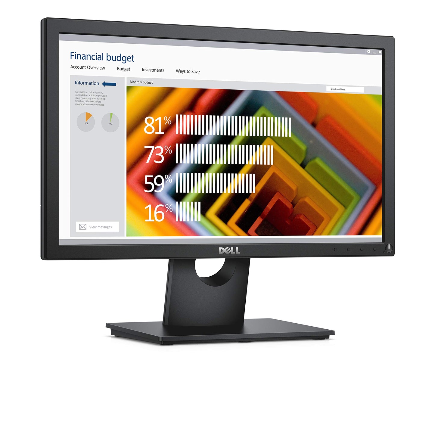 DELL E1916H 19-Inch Screen LED-Lit Monitor, Black