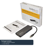 StarTech.com USB C Portable Docking Station w/ 4K HDMI, Ethernet, SD Reader, 60W Power Delivery & USB 3.0 for Type C Mac & Windows Laptop (DKT30CSDHPD)