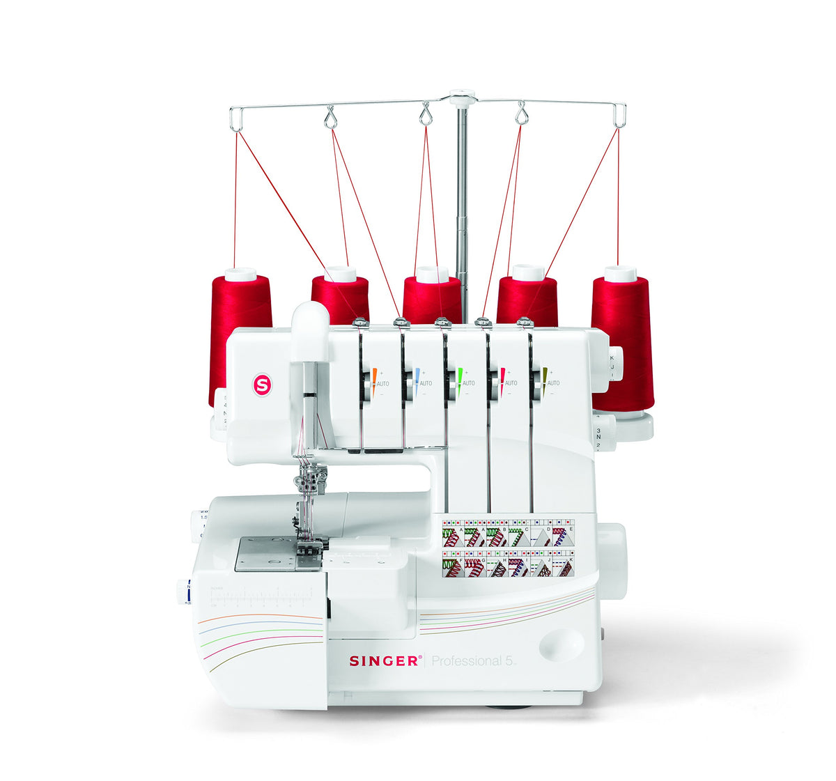 Singer 14T968DC Professional 5 Thread Serger Overlock, White