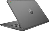 HP 3NU63UT#ABA Chromebook (Chrome OS, Intel Celeron 1.1 GHz, 14" LED-Lit Screen, Storage: 16 GB, RAM: 4 GB) Grey