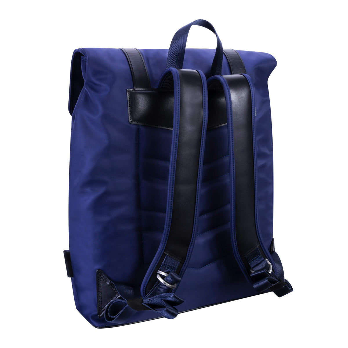 McKlein 18477 USA Element 15" Nylon Flap Over Laptop Backpack Navy
