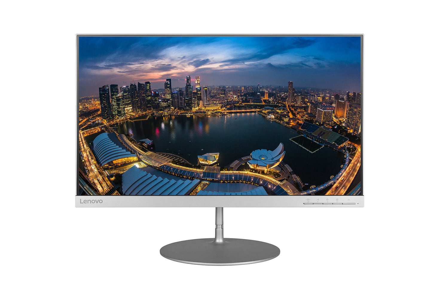 Open Box Lenovo 27" Screen LED-Lit Monitor L27q-20 Near-Edgeless 2560 x 1440 QHD infinity TUV Eye Comfort HDMI DP