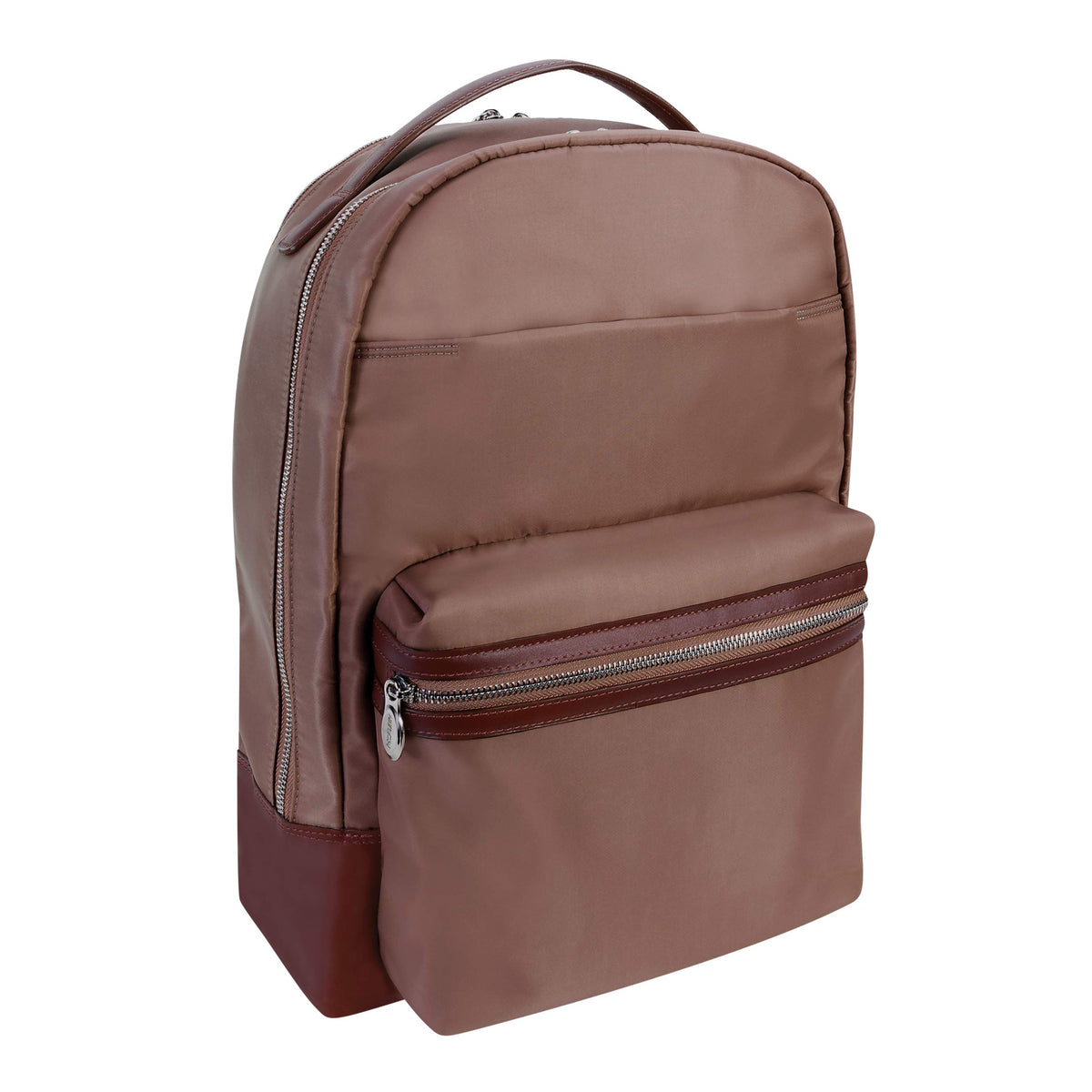 McKlein 18554 USA Parker 15" Nylon Dual Compartment Laptop Backpack Khaki